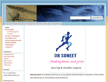 Tablet Screenshot of drsoneet.com